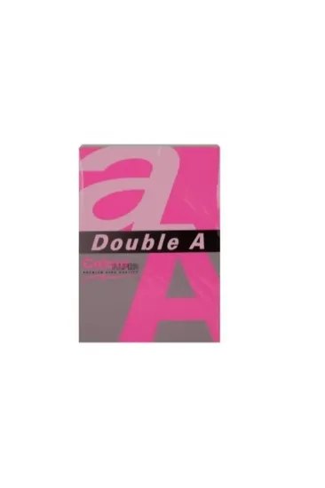 Double A Renkli Kağıt 100 LÜ A4 75 GR Fosforlu Pembe resmi