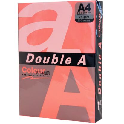 Double A Renkli Kağıt 500 LÜ A4 75 GR Fosforlu Punch resmi