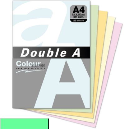 Double A Renkli Kağıt 25 Lİ A4 80 GR Pastel Lagoon resmi