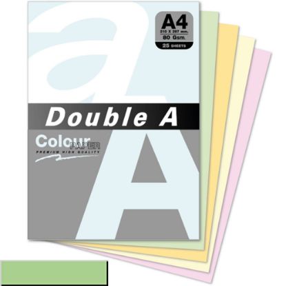 Double A Renkli Kağıt 25 Lİ A4 80 GR Pastel Eski Gül Rengi resmi