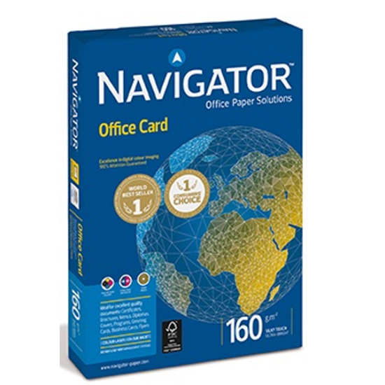Navigator Gramajlı kağıt Office Card 250 Lİ A4 160 GR Beyaz resmi