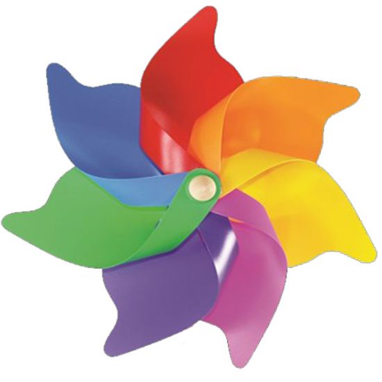 Rüzgar Gülü 35 Cm Çap 7 Kanatlı Bahçe Gurubu  resmi