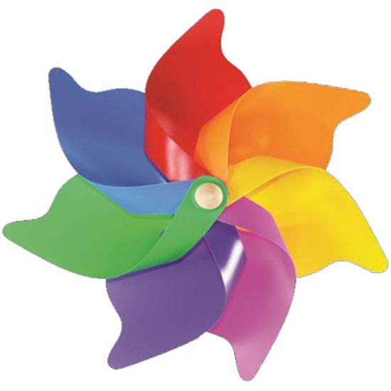 Rüzgar Gülü 45 Cm Çap 7 Kanatlı Bahçe Gurubu  resmi