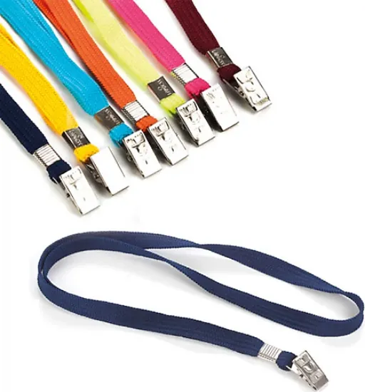 Colors Kart Askı İpi Metal-Plastik Klipsli 50 Li Lacivert (50 Adet) resmi