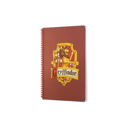 Mabbels Spiralli Defter Harry Potter Gryffindor Kiremit Rengi 80 YP 17x24 DFT-388562 resmi