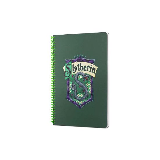 Mabbels Spiralli Defter Harry Potter Slytherin Yeşil 80 YP 17x24 DFT-388579 resmi