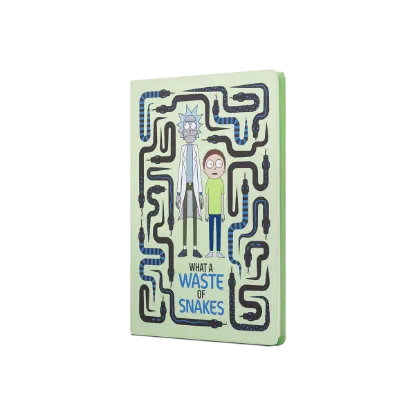 Mabbels Sert Kapak Butik Defter Rick And Morty Yılan Krem 80 YP 15x21 DFT-388074 resmi