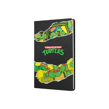 Mabbels Sert Kapak Butik Defter Ninja Turtles Siyah 80 YP 15x21 DFT-388234 resmi