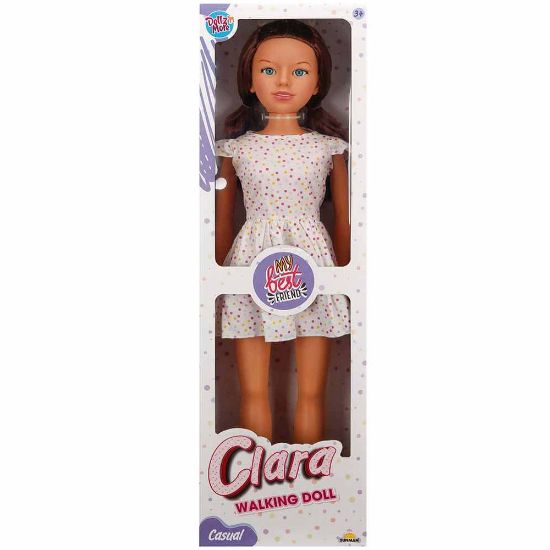 Sunman Oyuncak Yürüyüş Arkadaşım Clara Casual Walkıng Doll 80 Cm resmi