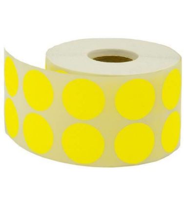 Tanex Nokta Etiketi 20 MM Sarı 2500 Li resmi