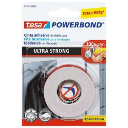 Tesa Powerbond Ultra Güçlü 1.5mx19mm 66792-00004 resmi