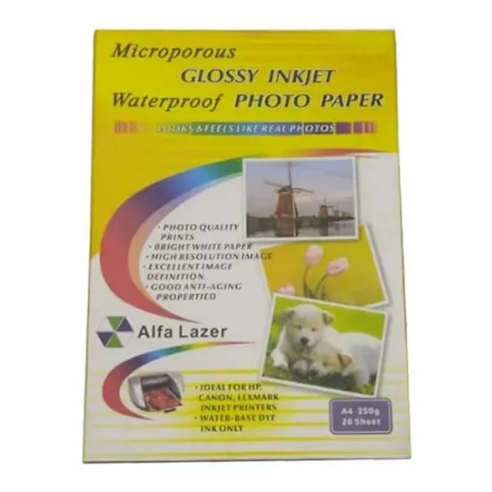 Alfa Lazer Fotoğraf Kağıdı 20 YP A4 250 GR resmi