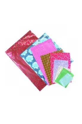 San Hazır Ambalaj Poşeti Metalize Yapışkanlı 100 LÜ 17x25 (1 Adet) resmi