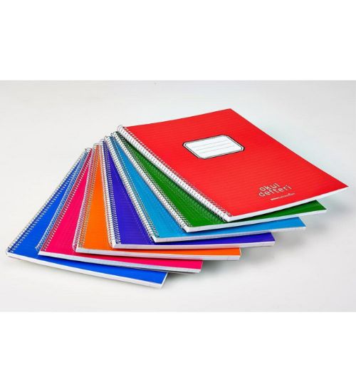 Komeks Spiralli Defter Karton Kapak Çizgili 120 YP A4 120/1 resmi