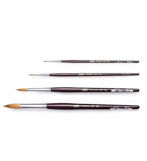 Samur Fırça Sulu Boya Extra Kalem Midilli Kıl 00 (12 Adet) resmi