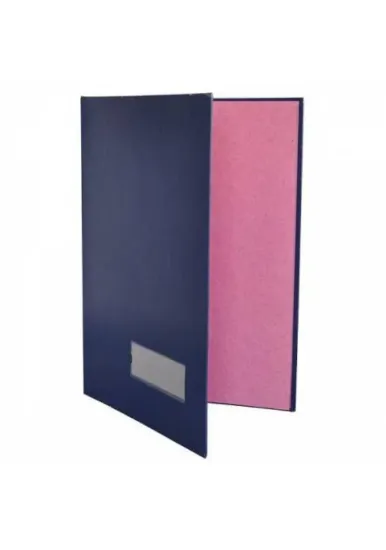 Bafix İmza Dosyası ( Defteri ) Cilt Bezli 20 YP 40 Syf Mavi resmi