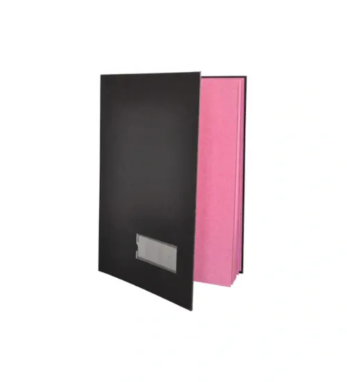 Bafix İmza Dosyası ( Defteri ) Cilt Bezli 20 YP 40 Syf Siyah resmi