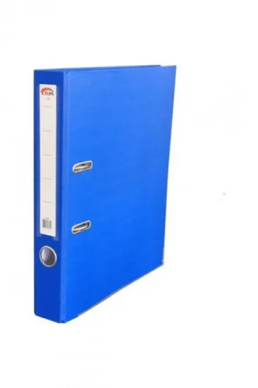 Elba Büro Klasör Plastik Lüx DMO Dar Mavi (10 Adet) resmi