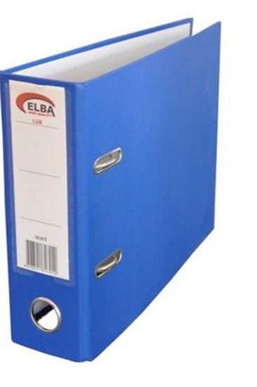 Elba Büro Klasör Plastik Lüx DMO Geniş Mavi (25 Adet) resmi
