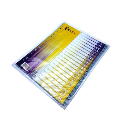 Bafix Seperatör A-Z Plastik A4 resmi