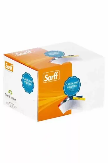 Sarff Kart Poşeti 10x14.5 CM Şeffaf 15207032 (100 Adet) resmi