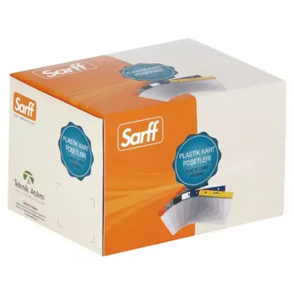 Sarff Kart Poşeti Güvenlik 12x11 CM 15207019 (100 Adet) resmi