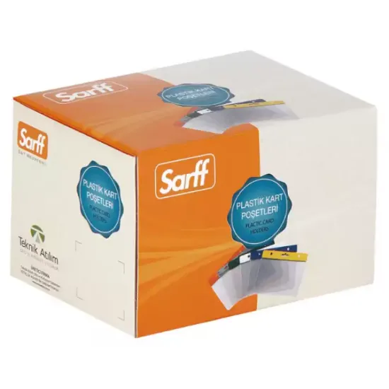 Sarff Kart Poşeti Güvenlik 12x11 CM 15207019 (100 Adet) resmi