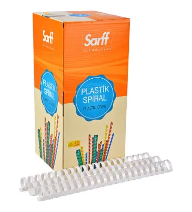 Sarff Spiral Plastik 240 SY 25 MM Beyaz 15202061 (50 Adet) resmi