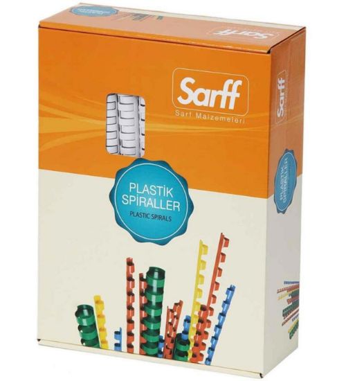 Sarff Spiral Plastik 145 SY 16 MM Beyaz 15202035 (100 Adet) resmi