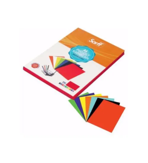 Sarff Cilt Kapağı Plastik Opak A4 450 MIC Buzlu Şeffaf 15201105 (50 Adet) resmi