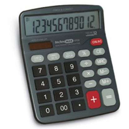 Mas Hesap Makinesi Masa Üstü 12 Hane Düzeltmeli Plastik Panel 6920 resmi