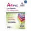 Mapi Cilt Kapağı Plastik Opak A4 160 MIC Mavi (100 Adet) resmi
