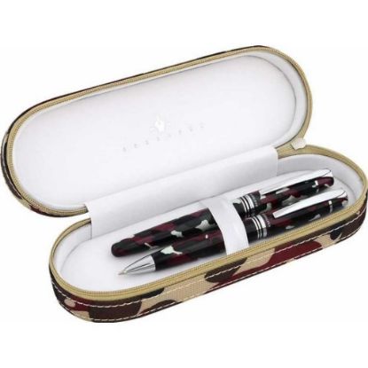 Steel Pen Takım Kalem Dolma+Tükenmez Kamuflaj Serisi 0029DT resmi