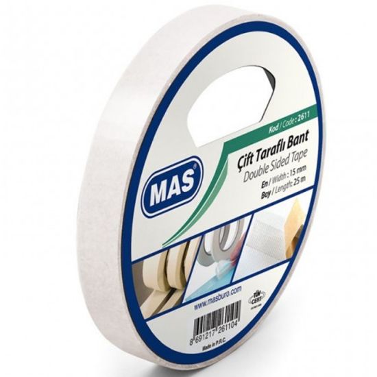 Mas Çift Taraflı Bant 15x25 Mt 2611 resmi