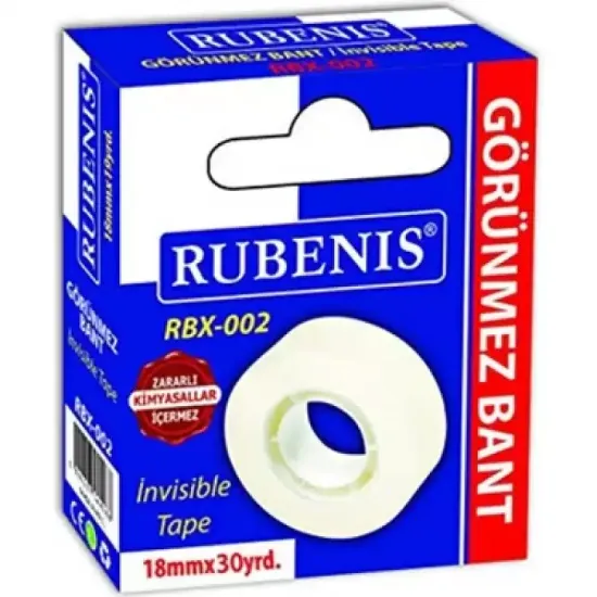 Rubenis Görünmez Bant 18x30 Yrd resmi