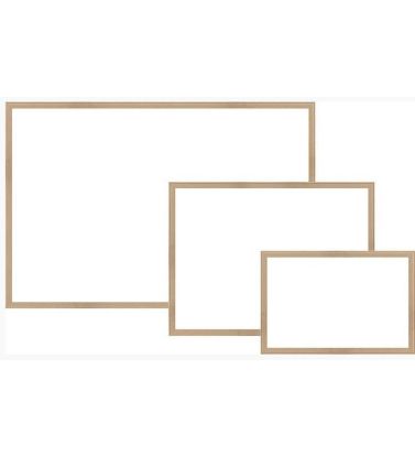 Panda Yazı Tahtası Duvara Monte Naturel Ahşap Çerçeveli 30x45 PAN225 resmi