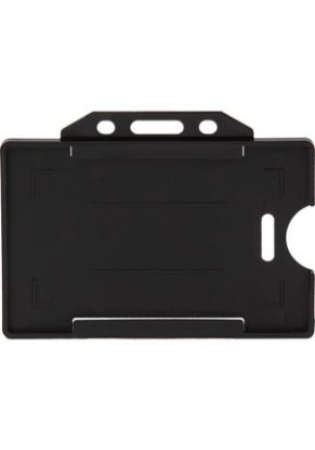 Sarff Kart Kabı Muhafaza Yatay Siyah 15323012 (50 Adet) resmi