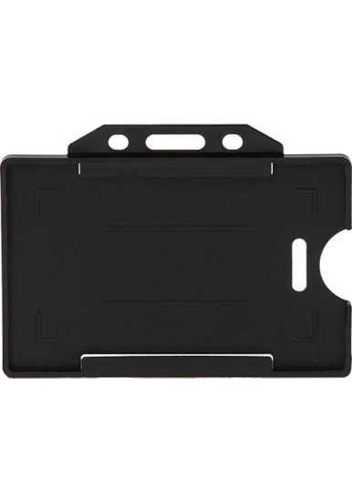 Sarff Kart Kabı Muhafaza Yatay Siyah 15323012 (50 Adet) resmi