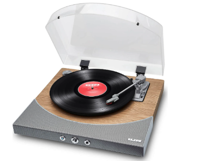 ION Premier LP Bluetooth Hoparlörlü Ahşap Pikap resmi