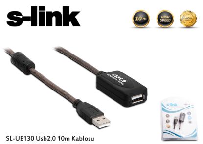 S-link SL-UE130 10mt Usb 2.0 Extender Usb Uzatma Kablosu resmi