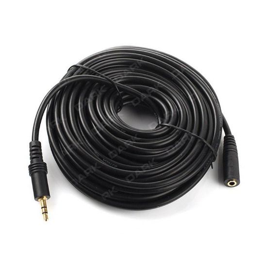 Dark DK-CB-AUEXTL1000 10 Metre 3.5mm Stereo Ses Uzatma Kablosu (3.5mm Dişi - 3.5mm Erkek) resmi