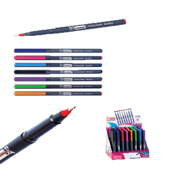 Mikro Fineliner 0.4 MM ( 48 Li Stand ) M-2028 (48 Adet) resmi