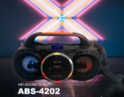 Portable ABS4202 Şarjlı Kumandalı Sd/usb Bluetooth RGB Spekaer resmi