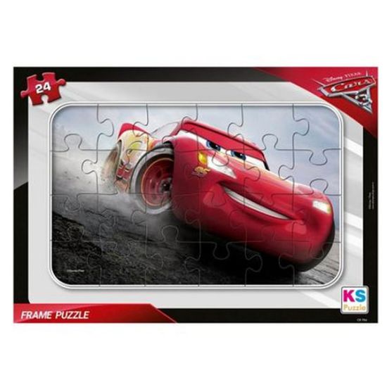 Ks Games Puzzle 24 Parça Cars Frame CR.704 resmi