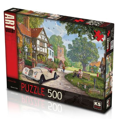 Ks Games Puzzle 500 Parça A Drive Out 20008 resmi
