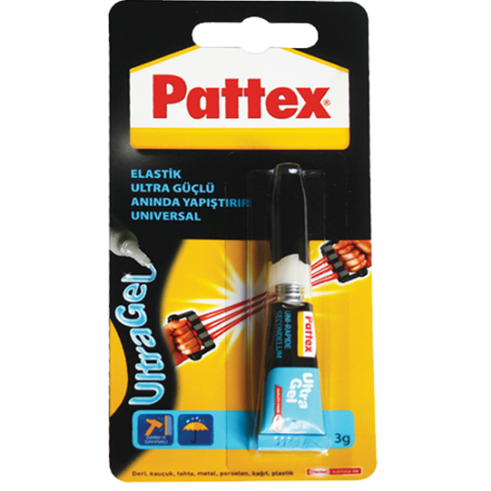 Pattex Japon Yapıştırıcı Gel Blisterli 3 GR 1505805 (16 Adet) resmi