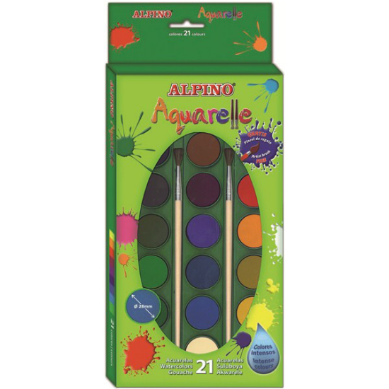 Alpino Sulu Boya 21 Renk AQ000002 resmi