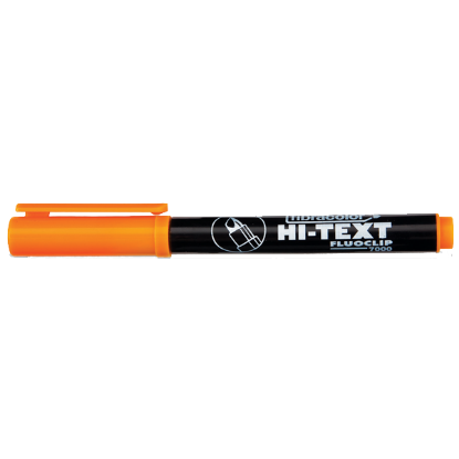 Hi-Text Fosforlu Kalem Turuncu Kalem Tipi 7000 (20 Adet) resmi