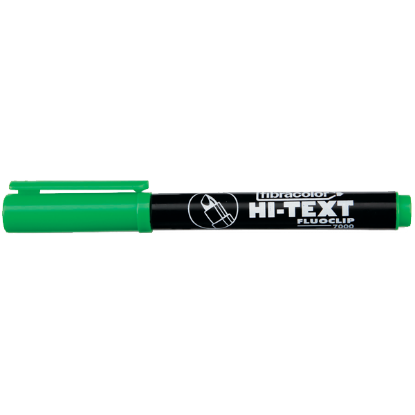 Hi-Text Fosforlu Kalem Yeşil Kalem Tipi 7000 (20 Adet) resmi