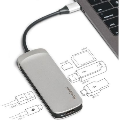 Kingston Nucleum Macbook HDMI+ USB 3.1 + USB-C + MicroSD + USB 3.1 + USB-C Apple Dönüştürücü  resmi